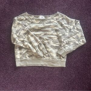 American Eagle Outfitters Camo Sweatshirt